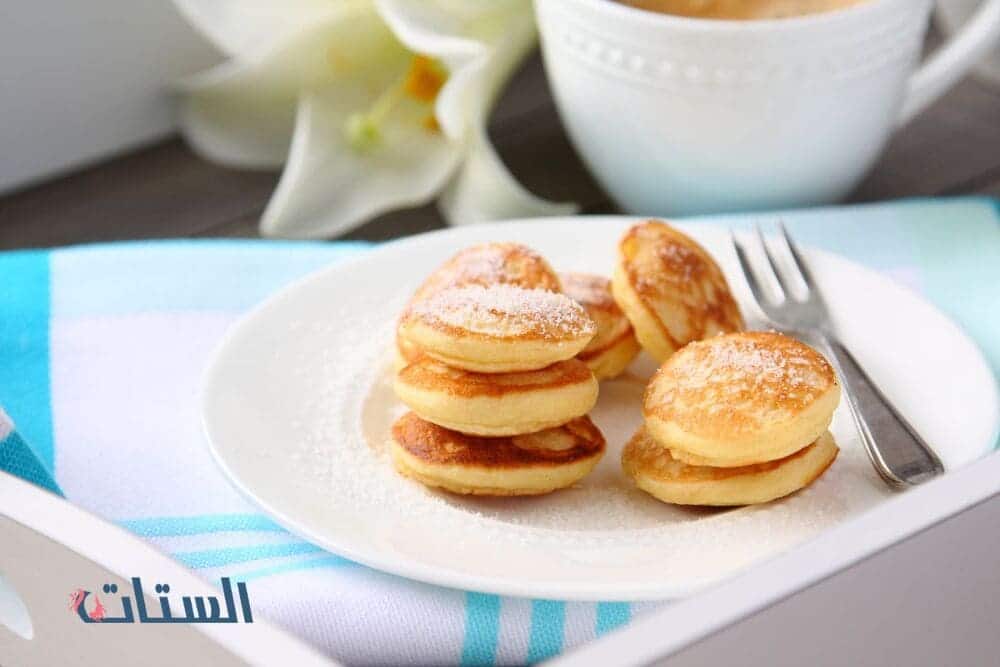 ميني بان كيك بالشوفان وصوص الهيل